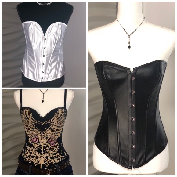 Tops - X3 Strapless Adjustable Bustier Corset Bundle